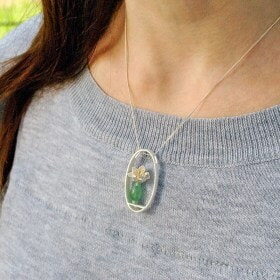 Designer-925-Silver-Vase-flower-pendant-necklace (4)
